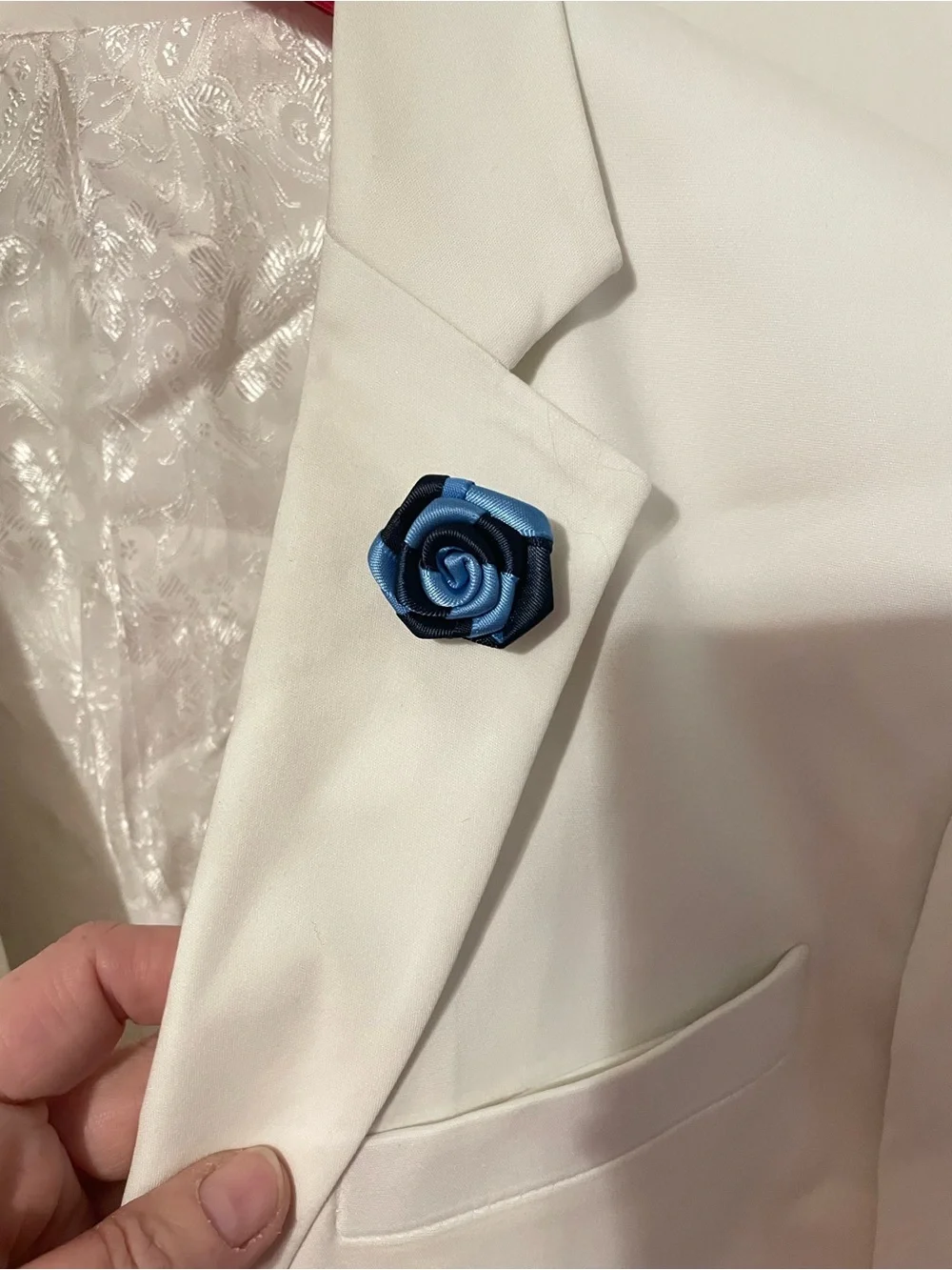 Men's White Single-Breasted Blazer - Classic Tailored Style
